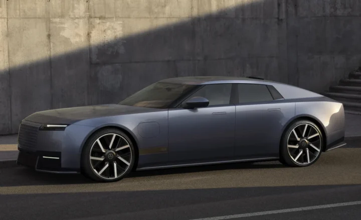 Source image accompanying: Jaguar's controversial Type 01 EV looks like a '40s gangster car built for the modern electric era