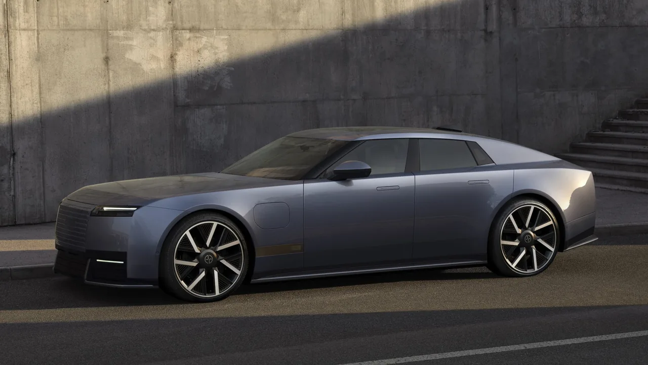 Source image accompanying: Jaguar's controversial Type 01 EV looks like a '40s gangster car built for the modern electric era
